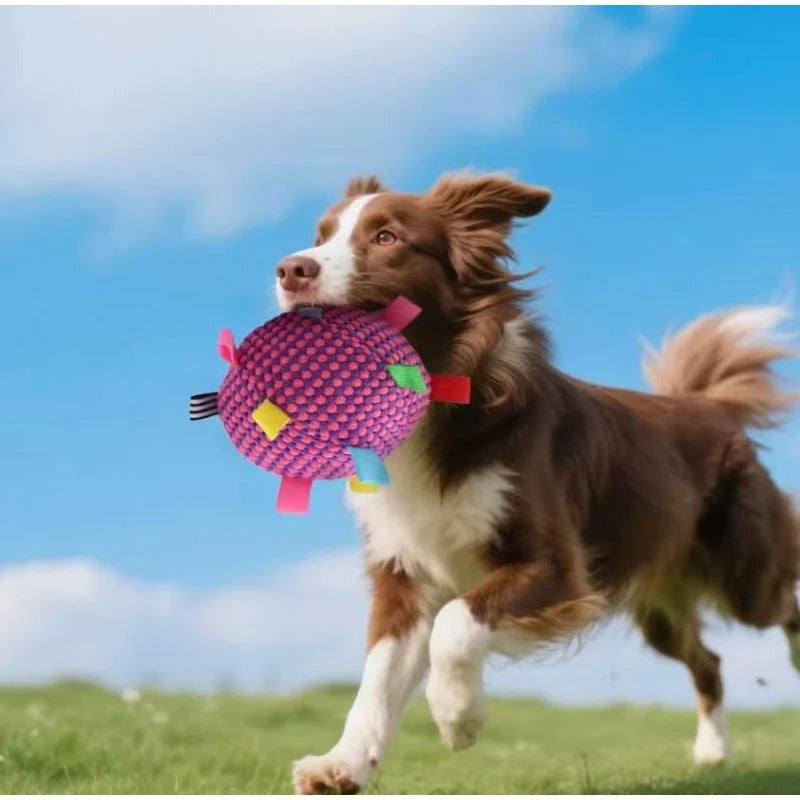 Interactive Plush Dog Toy