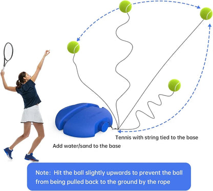 Solo Tennis Trainer Rebound Ball with + 1 String Ball