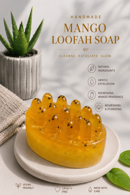 MANGO LOOFAH SOAP