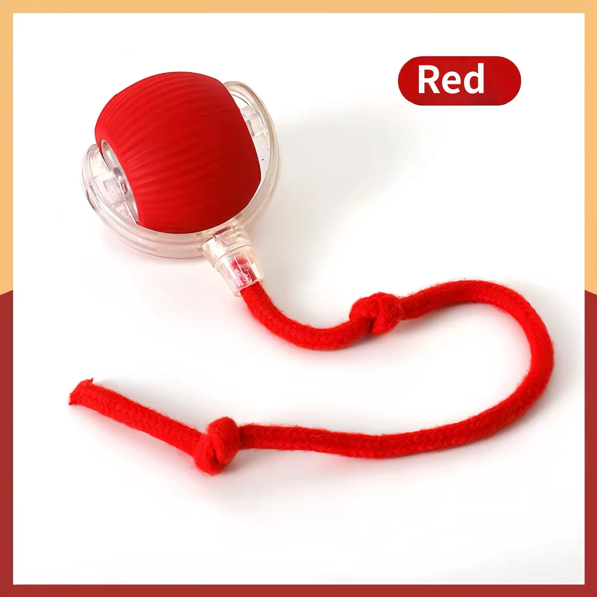 Interactive USB‑Rechargeable Bouncing Ball Toy for Dogs