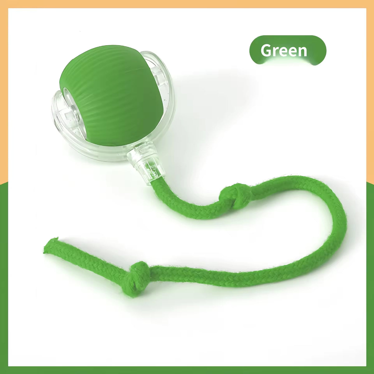 Interactive USB‑Rechargeable Bouncing Ball Toy for Dogs