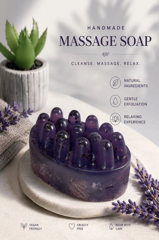 LAVENDER LOOFAH SOAP