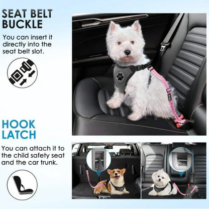 SecureRide Dog Car Seat Belt